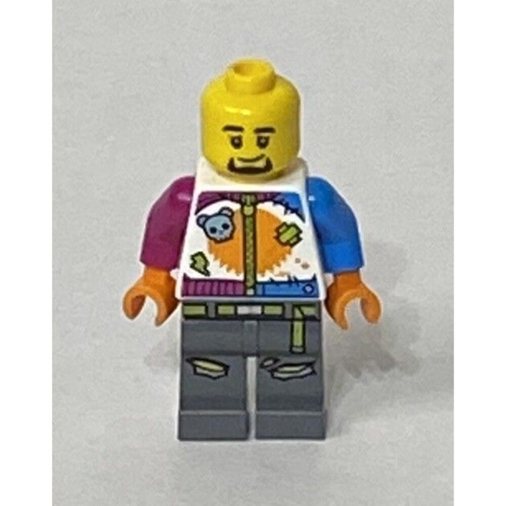 LEGO City Stuntz Stunt Man Motorbike Minifigure 60356. Used Minifigure Only.